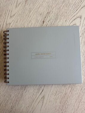 Laurel Denise undated Planner - Light green Spiral Weekly Planner